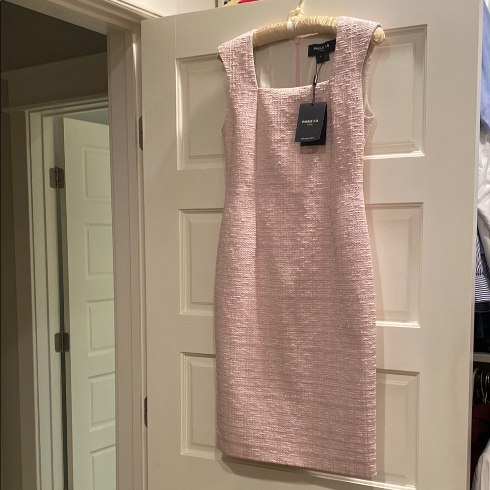 PAULE KA Pink Sleeveless Dress